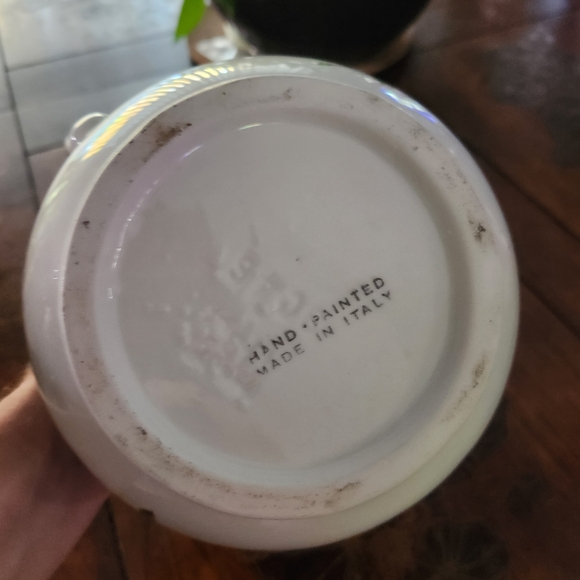 Floral Ceramic Pitcher Made In Italy - Picture 6 of 6